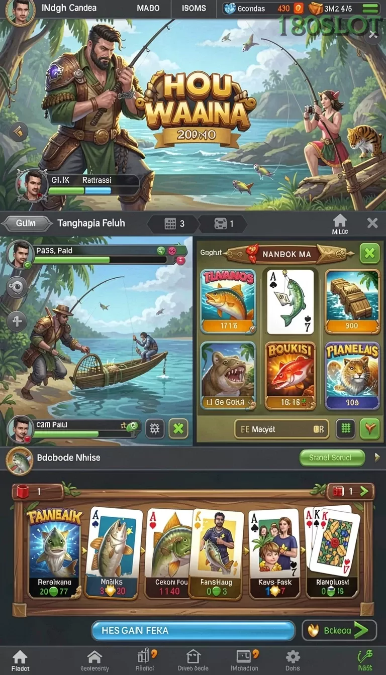 Cuplikan layar MACANTOGEL — menu navigasi