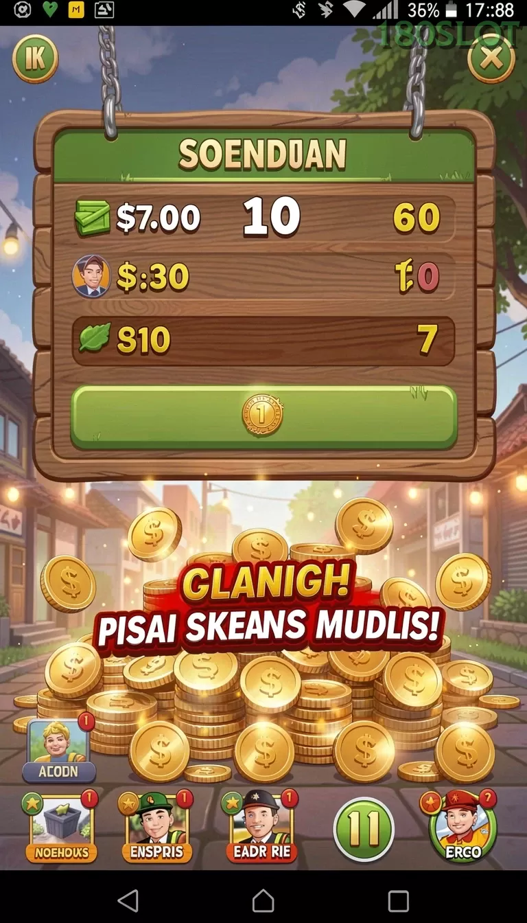 Cuplikan layar HALOBET — menu navigasi